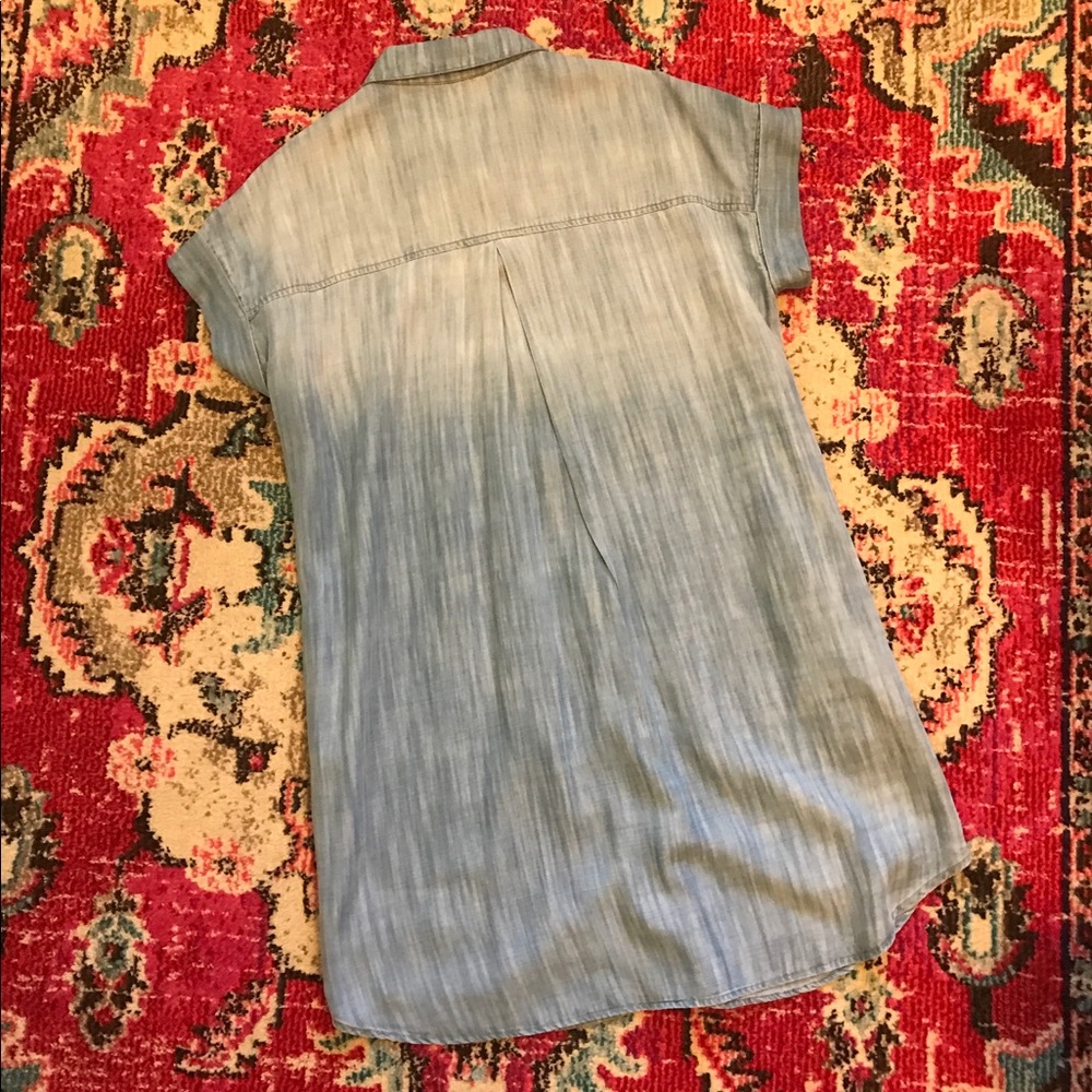 Cloth & Stone Wilson Chambray Shirtdress SZ S